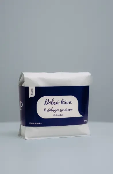 Káva Kolumbia - Dobrá káva k dobrým správam